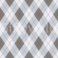 A seamless argyle pattern on a wall

