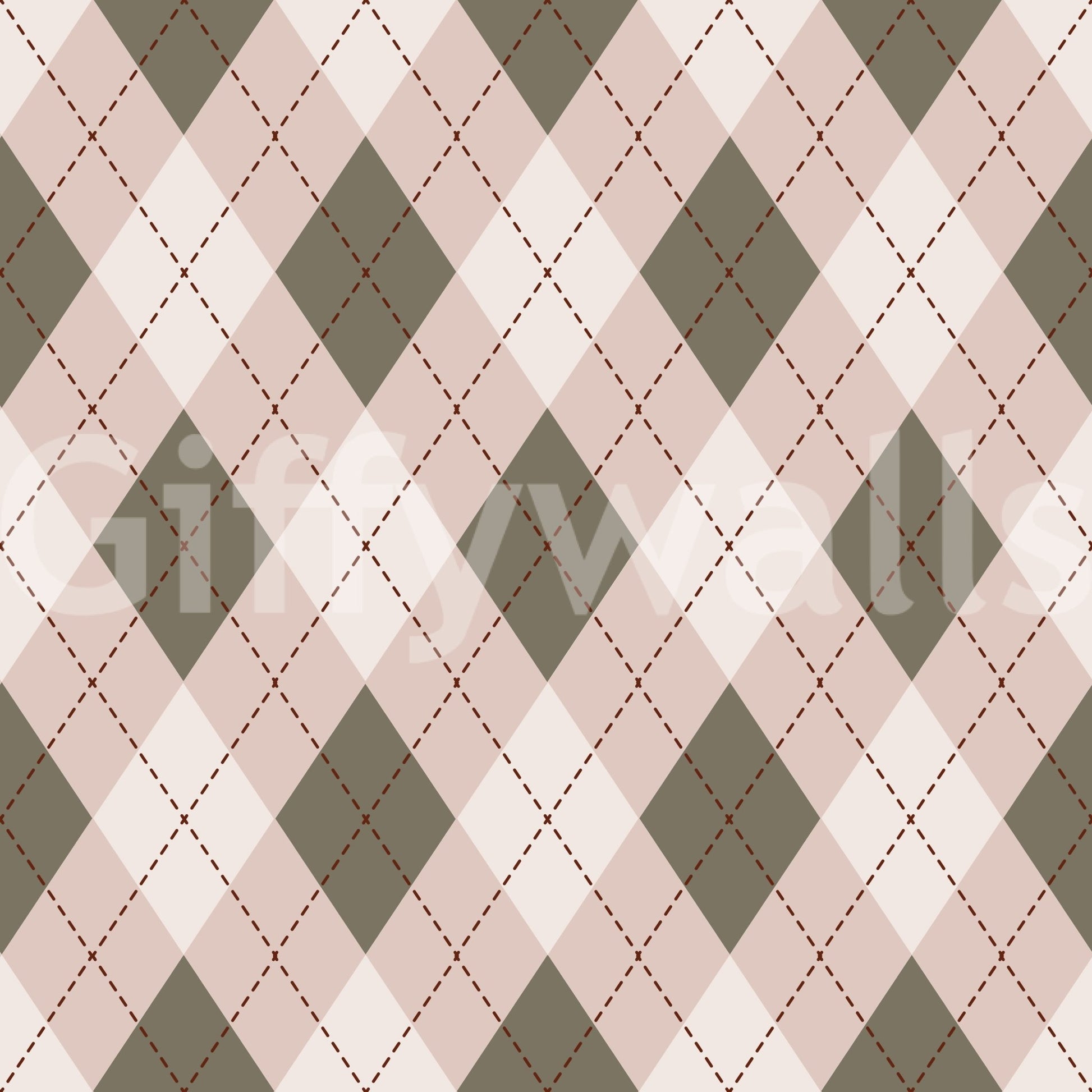 The finish of the wallpaper appears smooth and matte.
