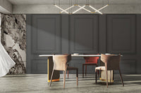 Classic Black Wooden Panel Wallpaper Mural - Giffywalls Lux-01