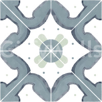 Wallpaper with a pattern of classic squares GD4373

