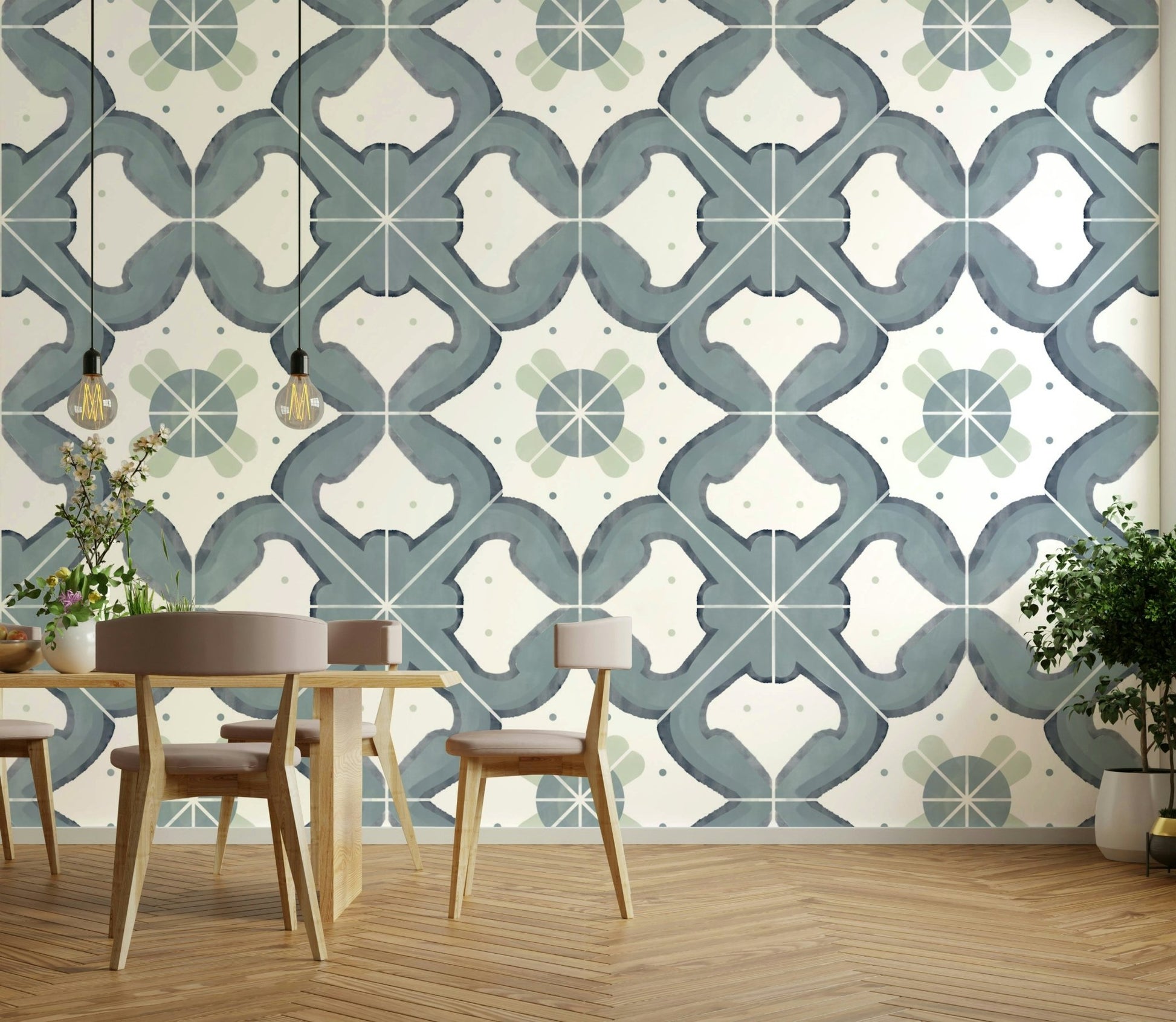 Wall decor with a cool, classic tone GD4373


