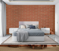 A serene subtle brick wall mural for your decor.

