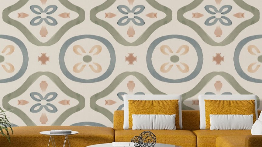 This wallpaper is suitable for a dining room, a living room, or a grand hallway. GD4378
