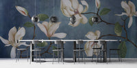 Nature Inspired Magnolia Blossom Wallpaper
