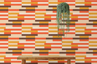 Bold Striped Mid Mod Wallpaper for walls, SUSCT64