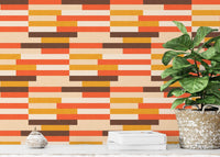 Mid Mod Kilim Stripes for living room walls, SUSCT64