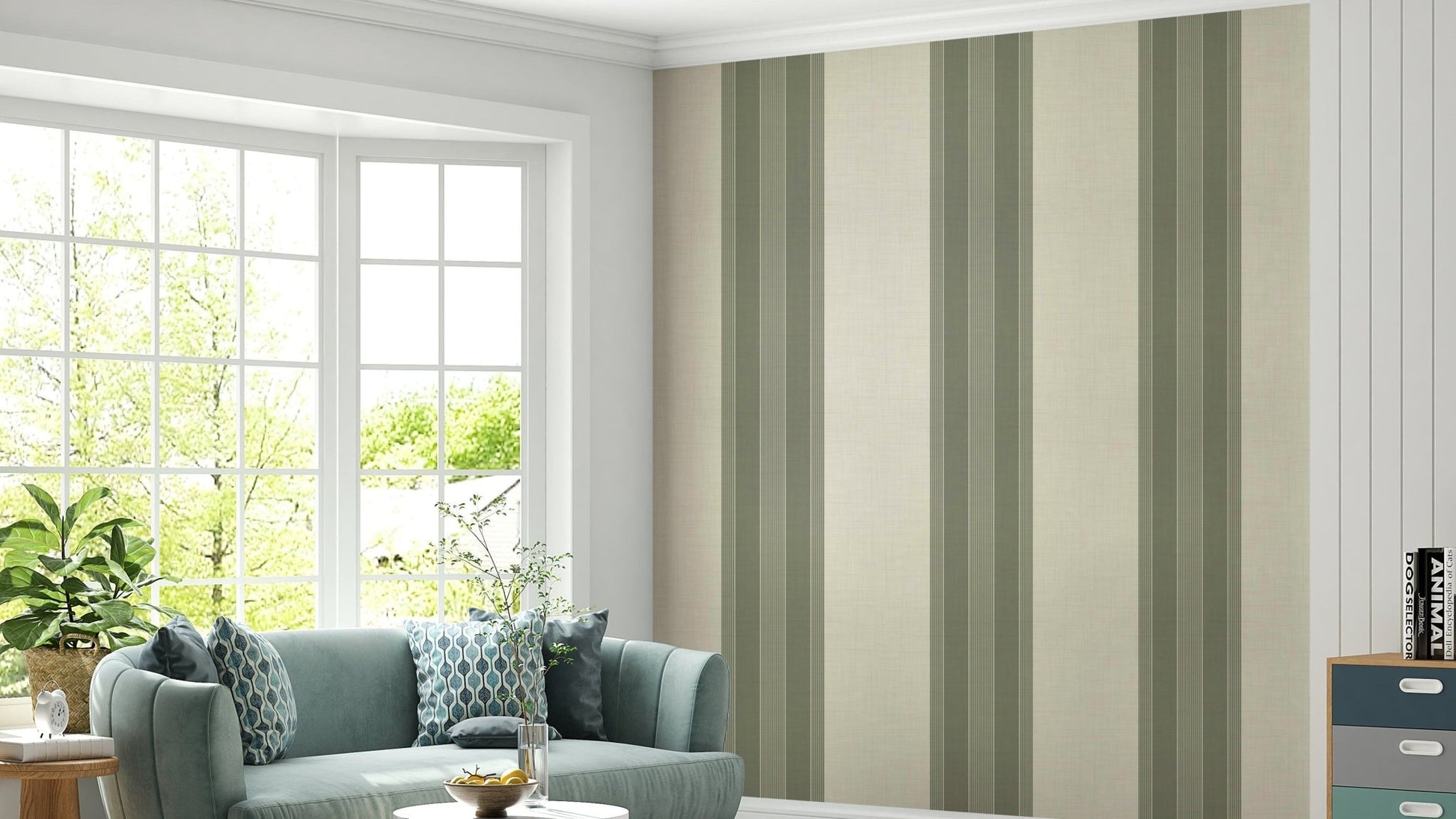 Elegant vertical bloom wall design

