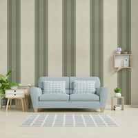 Vertical floral sage pattern print

