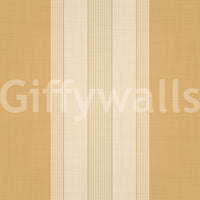 Honey gold stripes wallpaper with textured finish


