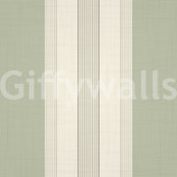 Subtle stripe pattern in sage tone

