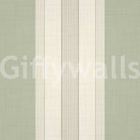 Subtle stripe pattern in sage tone

