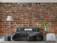 A peaceful industrial design mural on decorative wallpaper., GD5135