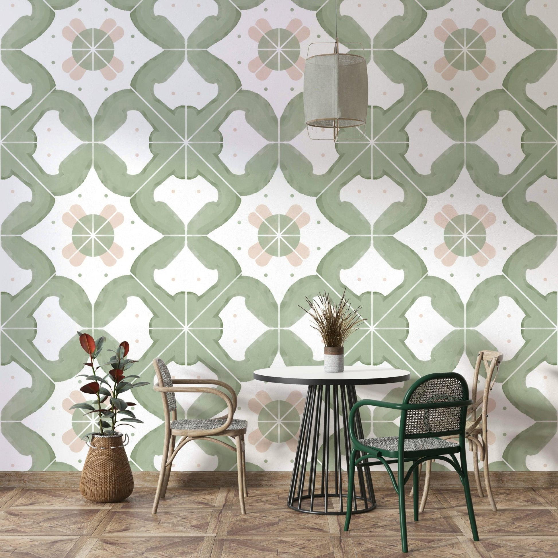 Decorative wallpaper with a vintage feel GD4372

