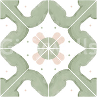 Wallpaper with a pattern of classic squares GD4372

