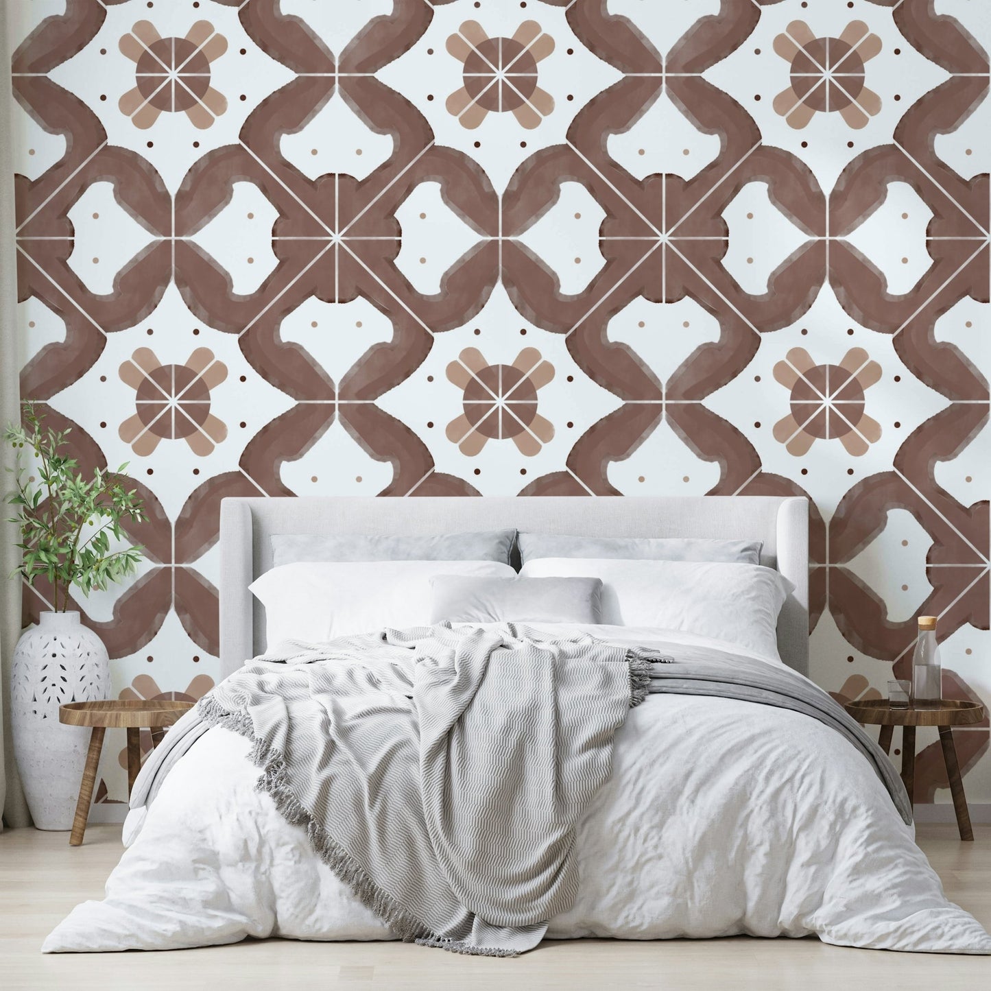 The style is rustic and classic.
