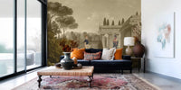 Classical Reverie in Sepia Wall Mural