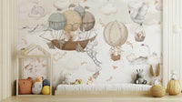 Cloud-Hopping Critters Mural - Giffywalls