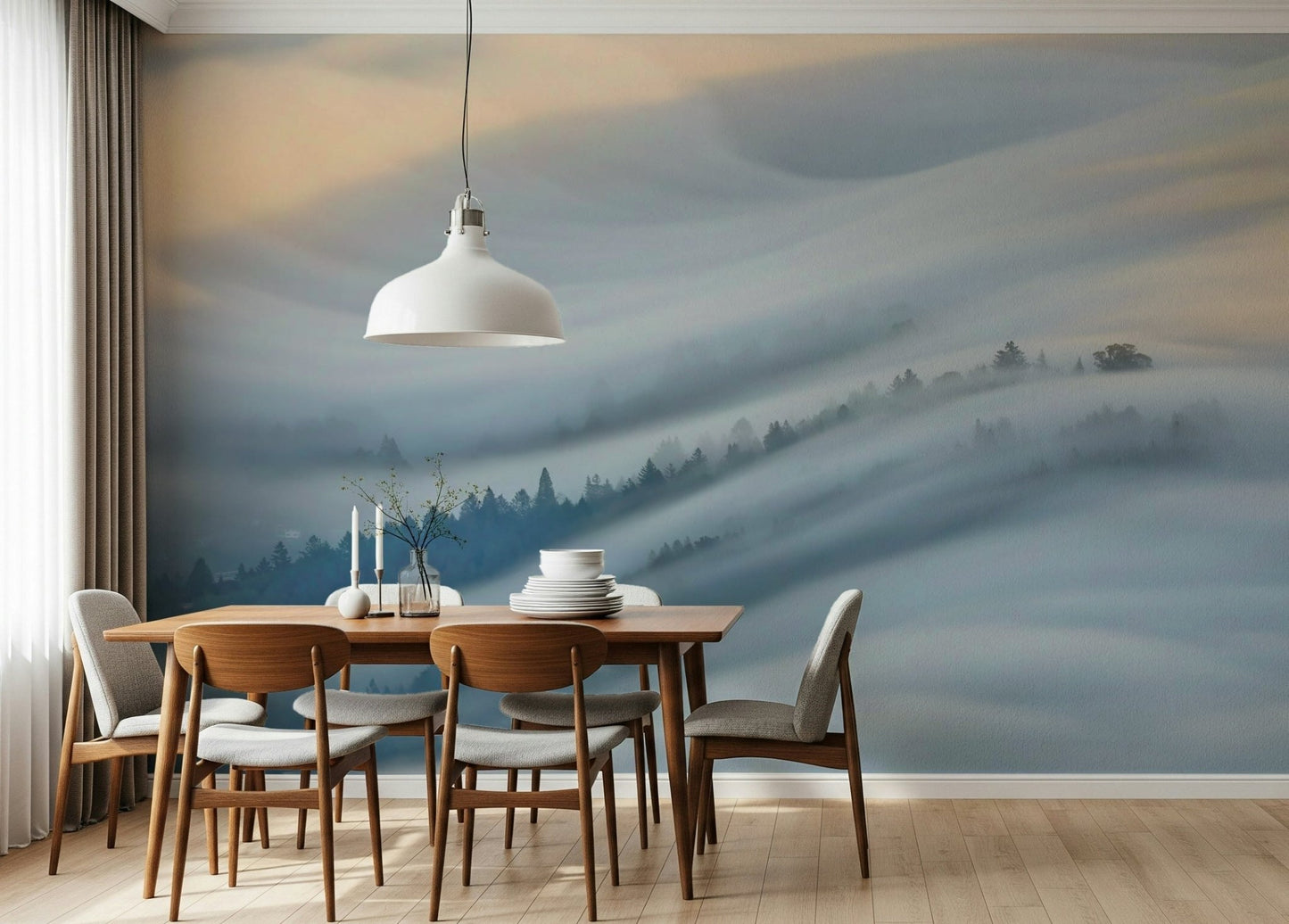 A classic natural theme wallpaper for walls.