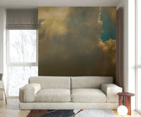 Lustrous cream meets dark shadow at the base in this Clouds #4 wall mural GD4796
