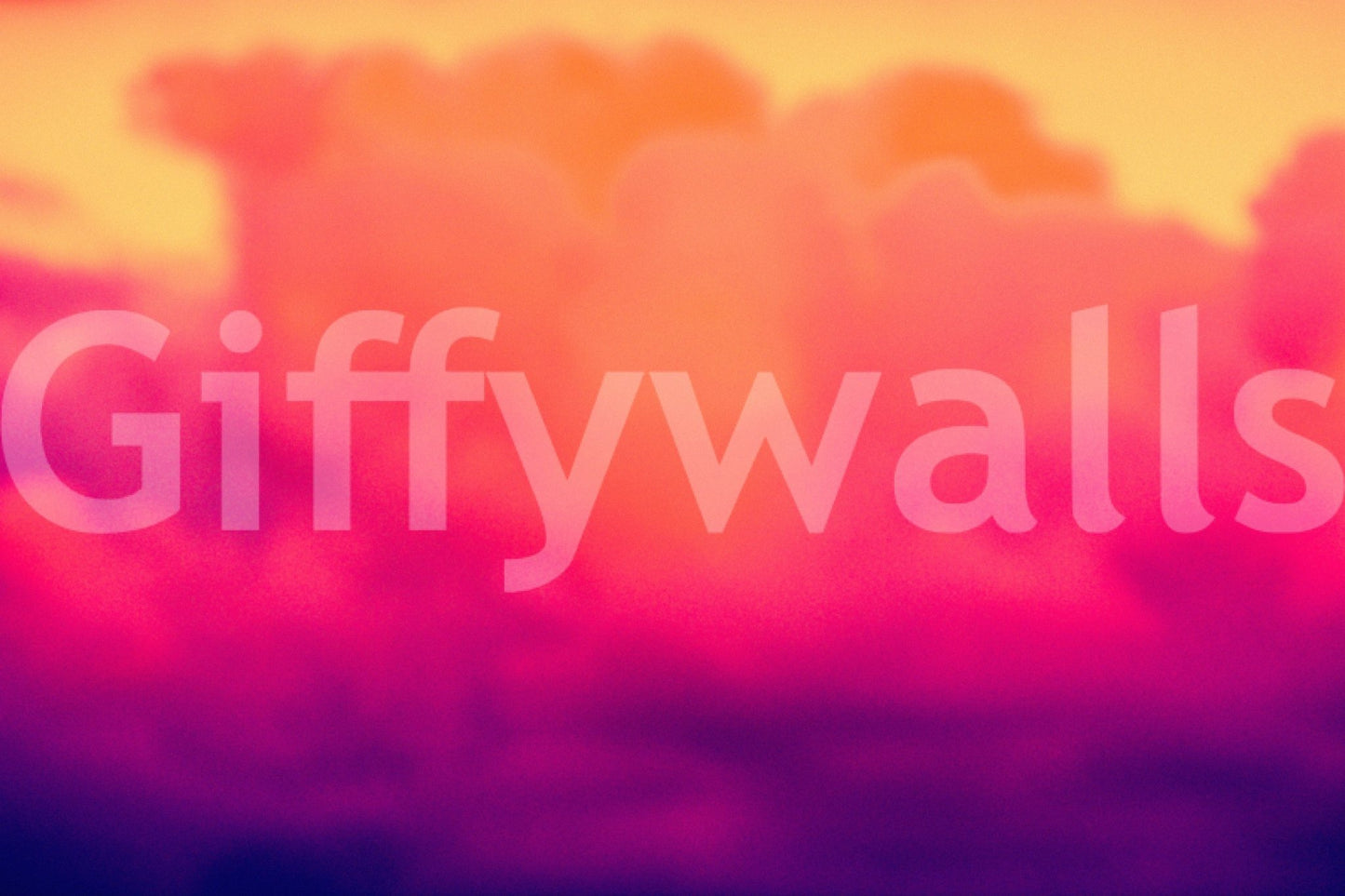 Clouds I A Wall Mural