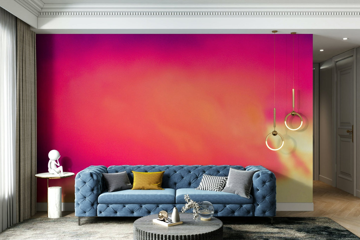 Clouds II A Wall Mural