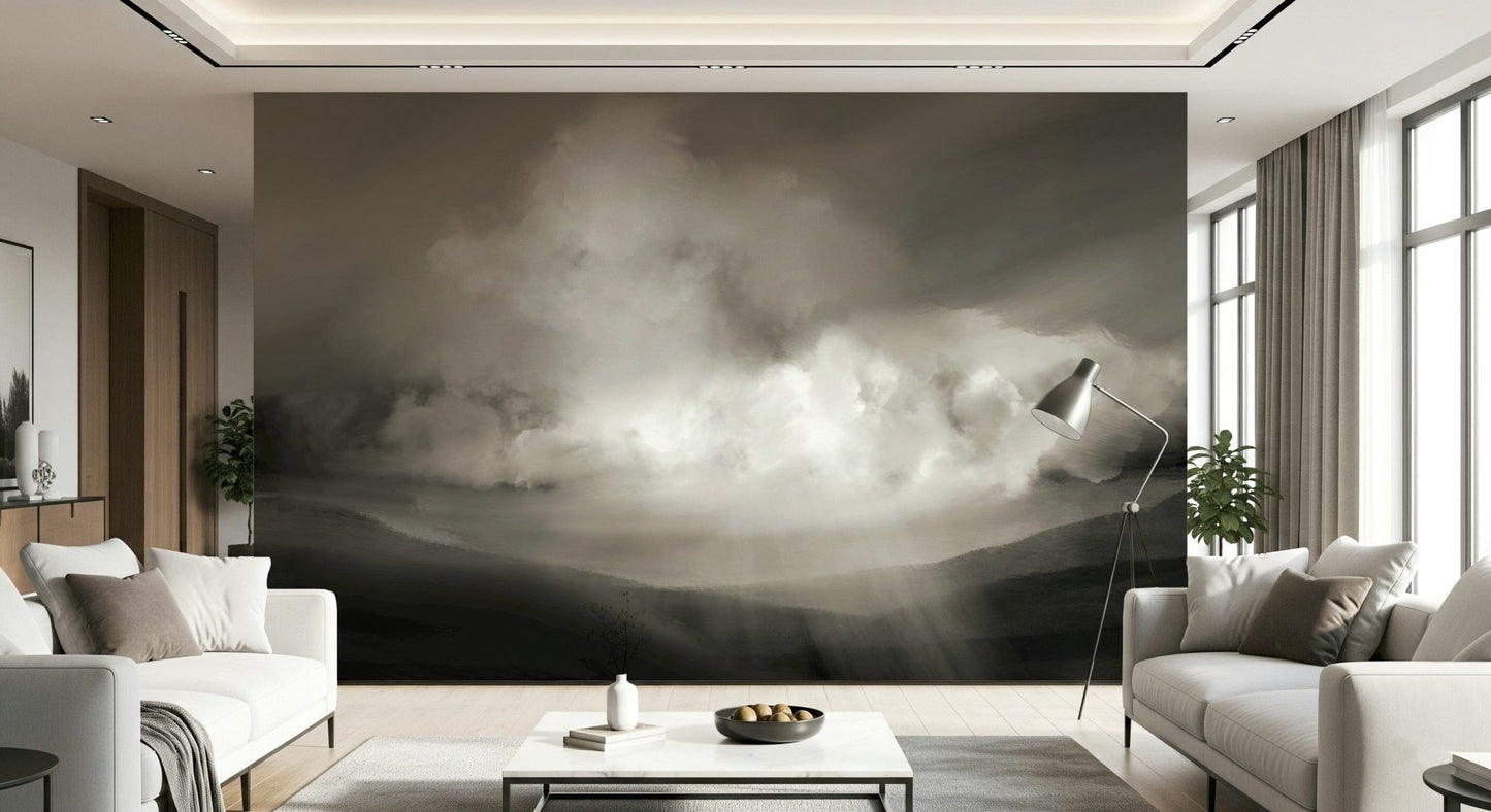 A beautiful modern sky wall mural for a living room., GD5574
