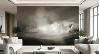 A beautiful modern sky wall mural for a living room., GD5574