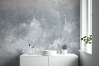 Abstract Cloudy Concrete Wallpaper Mural
