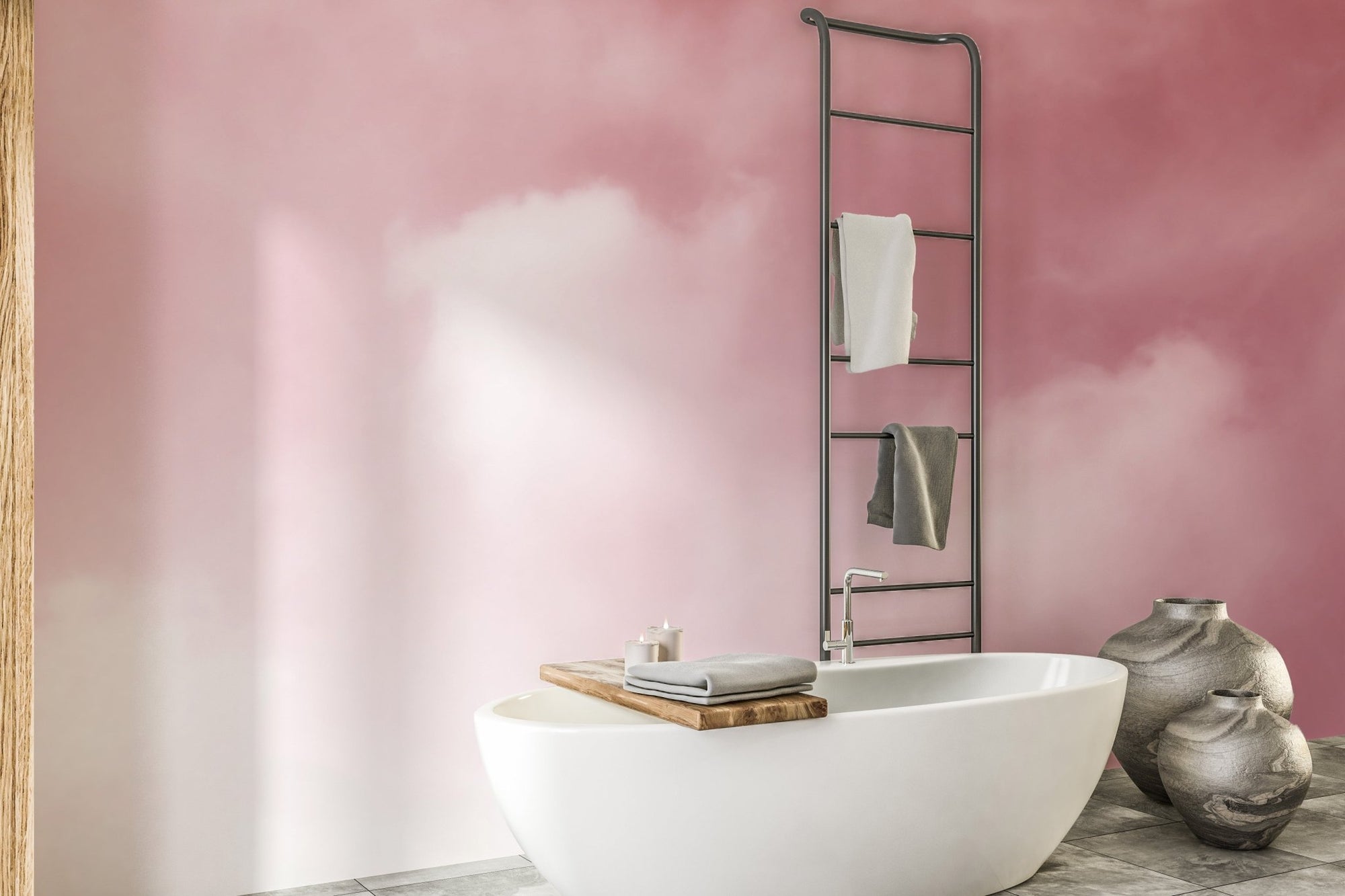 Pink Sky And Clouds wallpaper A717