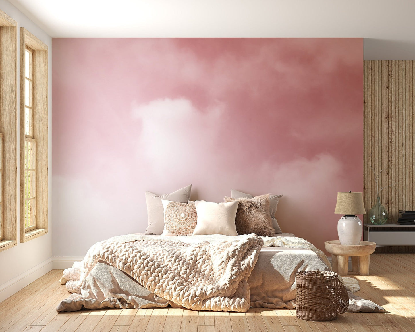 Pink Sky And Clouds wallpaper for renters A717