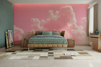 An artistic nature inspired mural for home decor.

