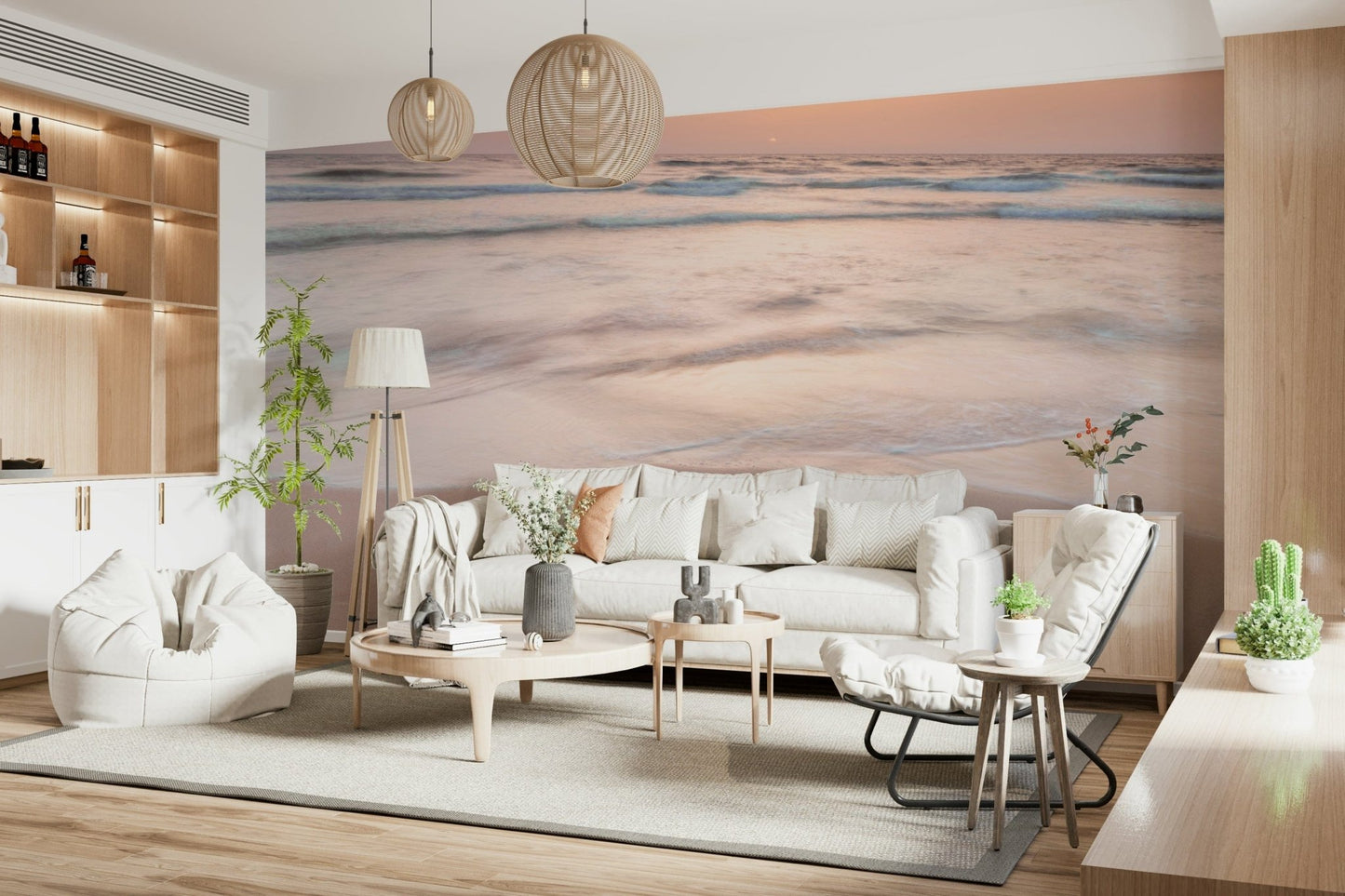 Coastal Affirmation Wall Mural