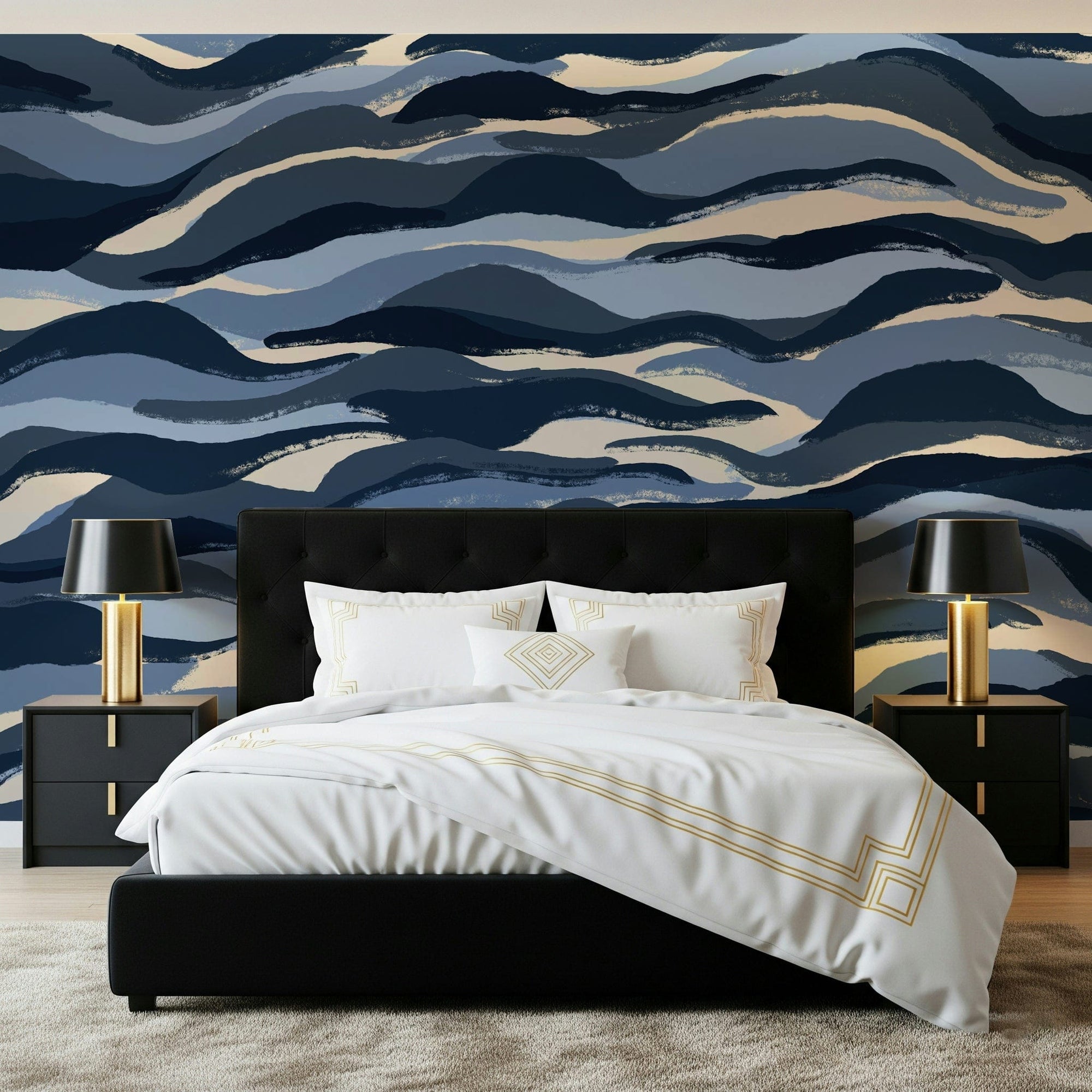 Coastal Bluescape Wall Mural GD5445
