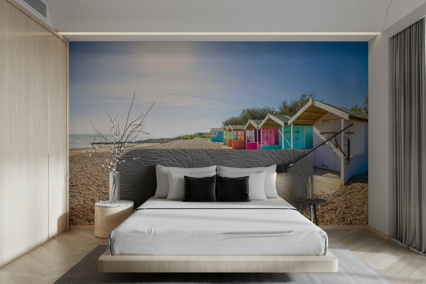 Coastal Cabins Wall Mural
