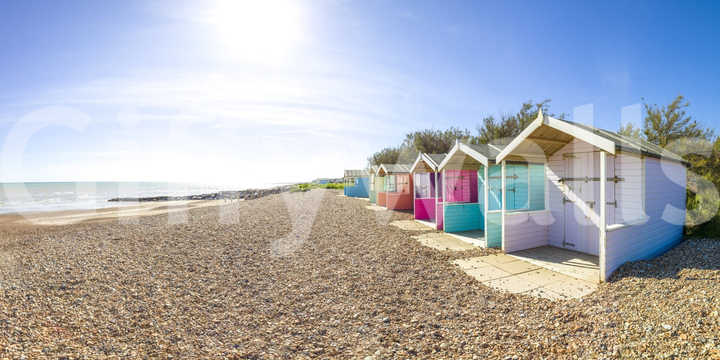 Coastal Cabins Wall Mural