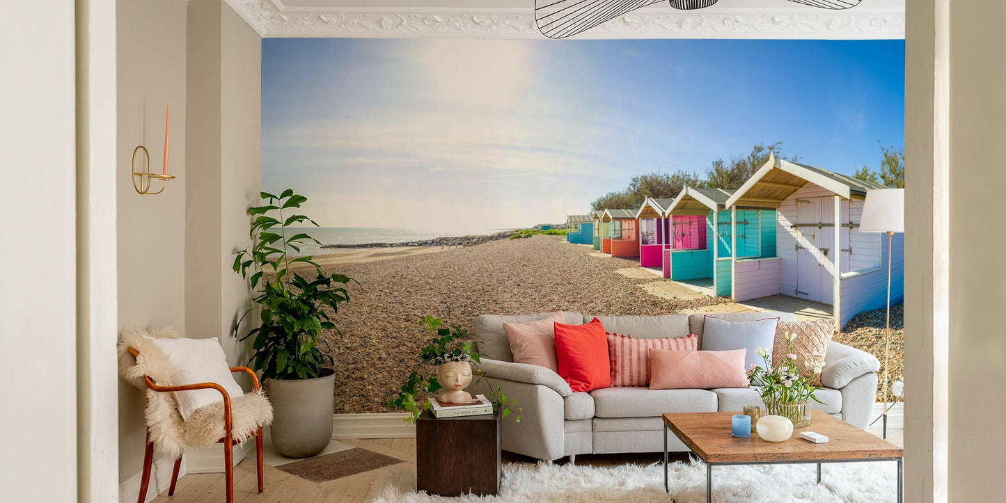 Coastal Cabins Wall Mural
