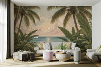 The image shows a peaceful scene with a horizon line.

