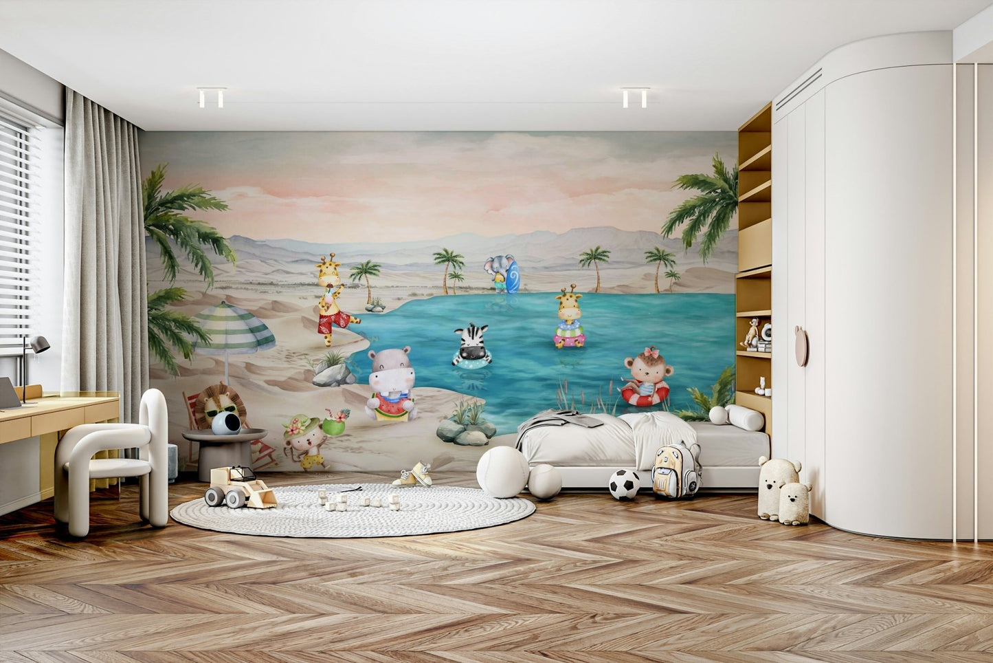 The design has a gentle and calming aesthetic.







