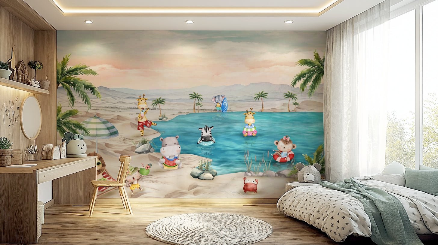 The overall mood is one of peace and charm.
