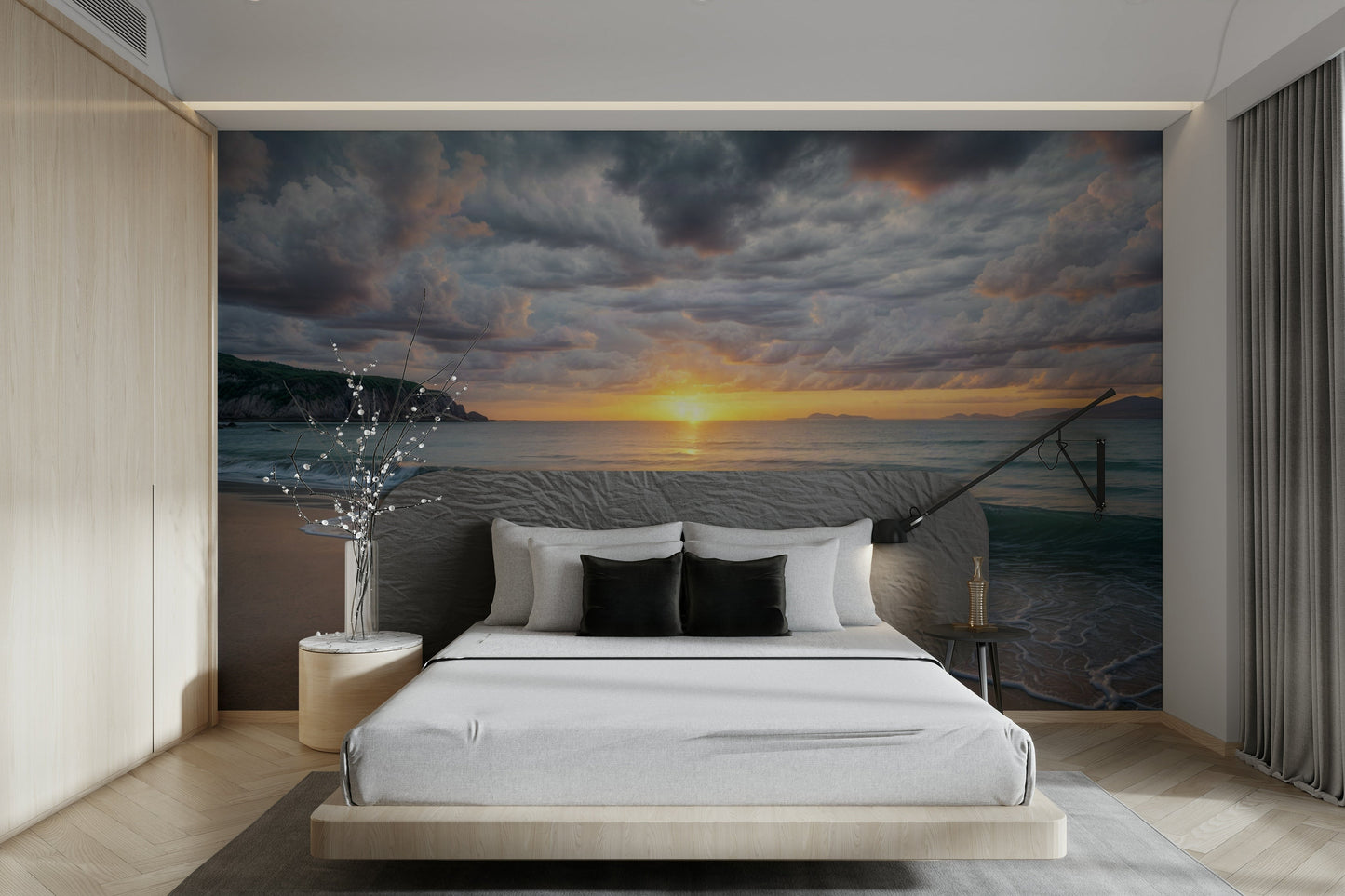 The design gives a feeling of quiet, natural beauty.

