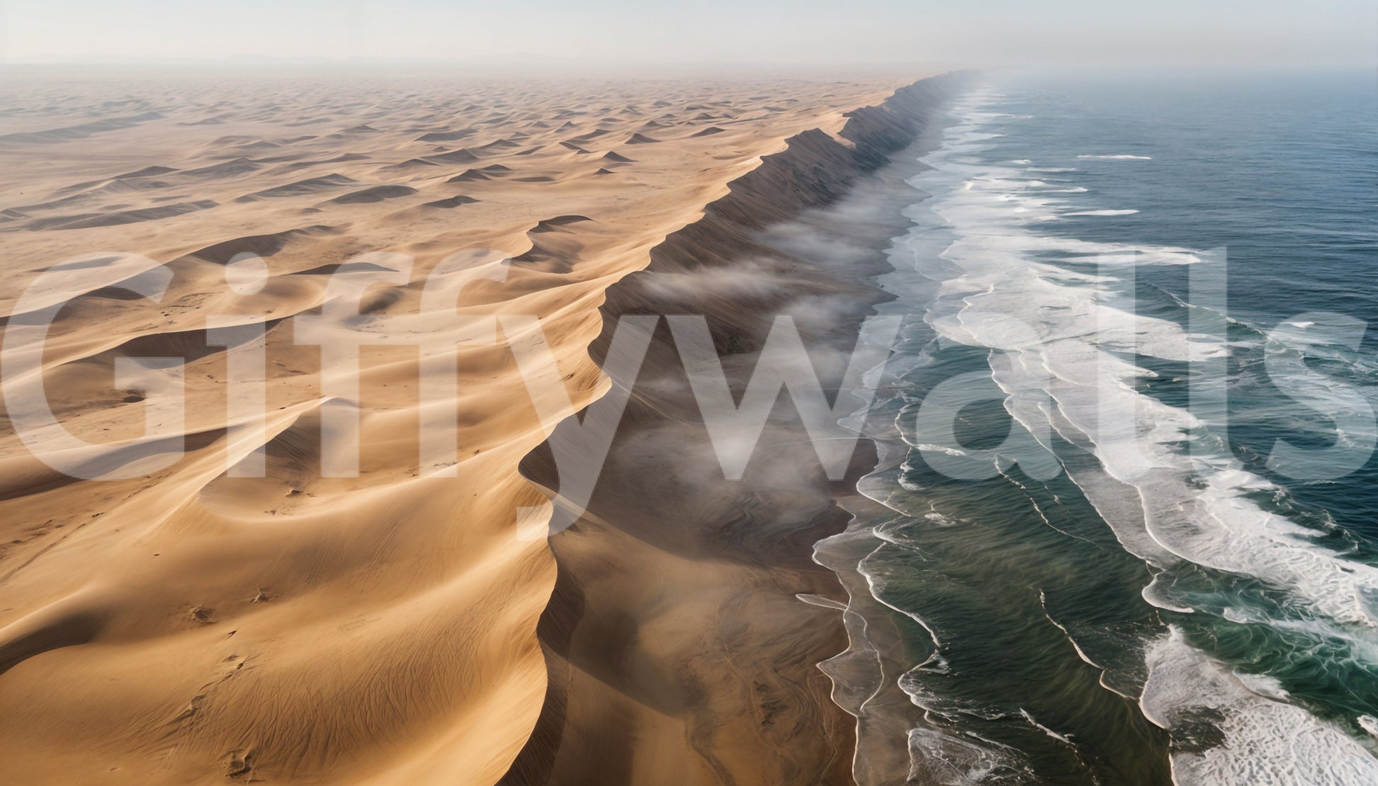 The design is non-realistic and interpretive.

