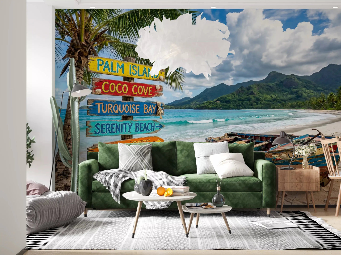 Coastal Dream Destinations Wall Mural