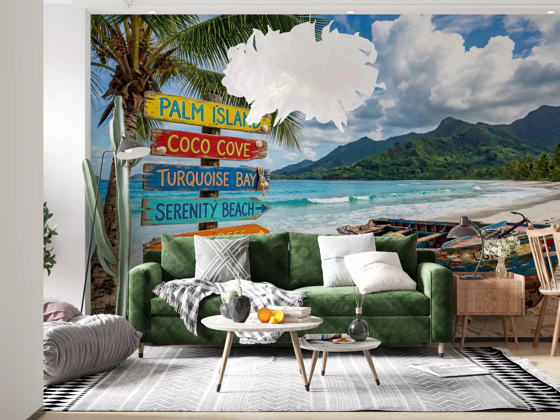 Coastal Dream Destinations Wall Mural