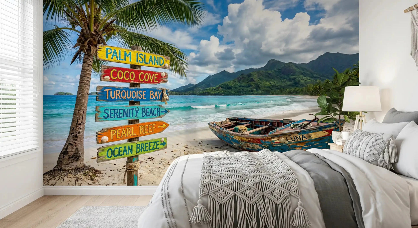 Coastal Dream Destinations Wall Mural