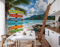 Coastal Dream Destinations Wall Mural