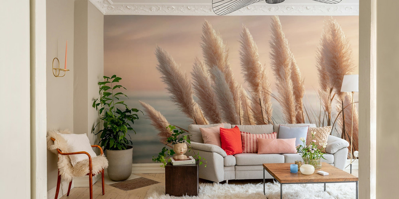 Coastal Dreams Wall Mural with ocean and shoreline view

