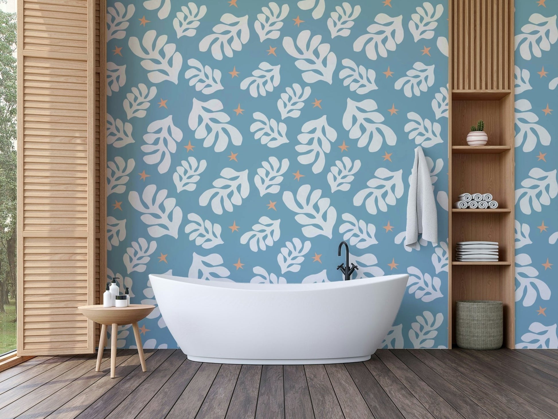 The design gives a feeling of quiet, natural beauty.

