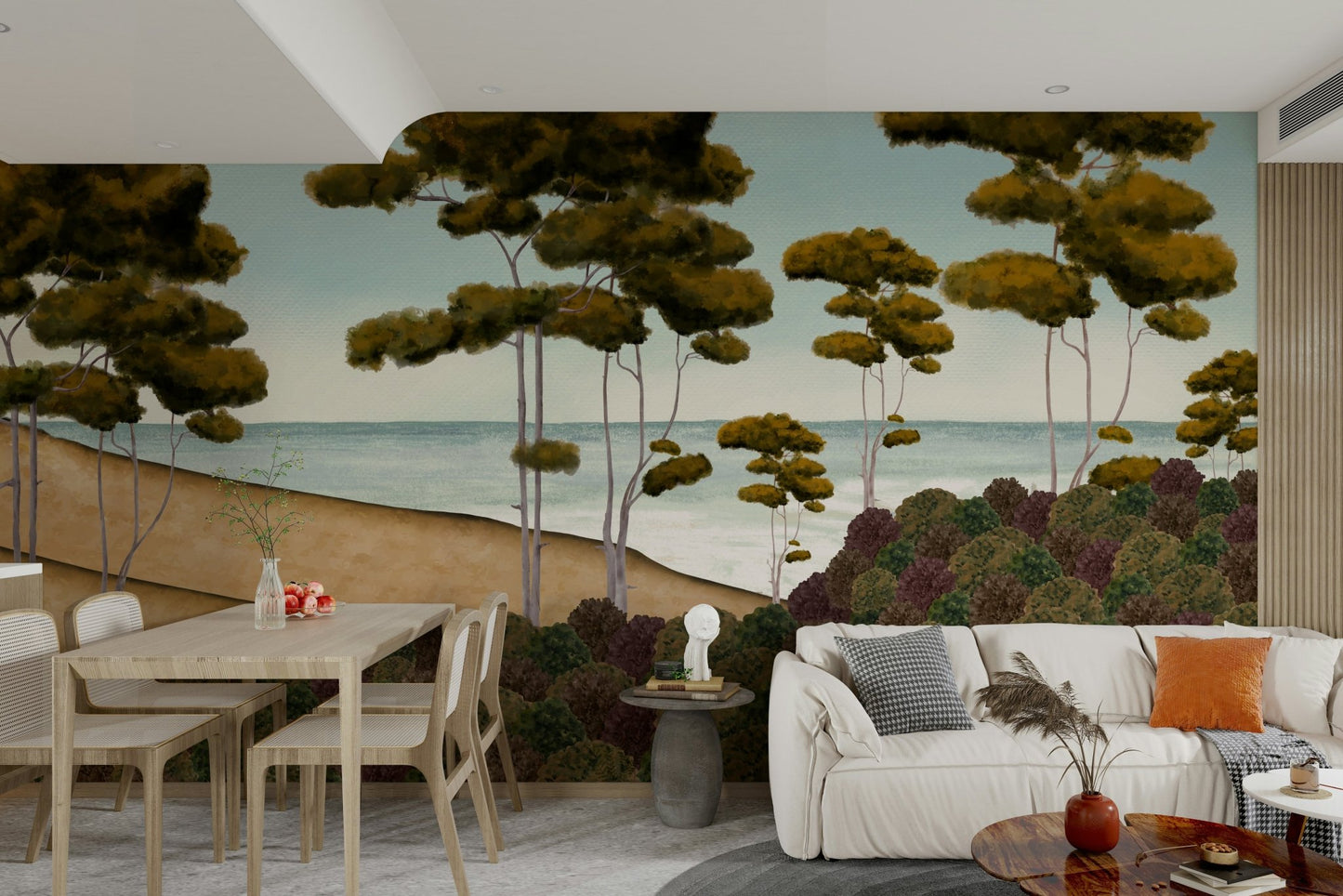 The overall feel is quiet and serene.

