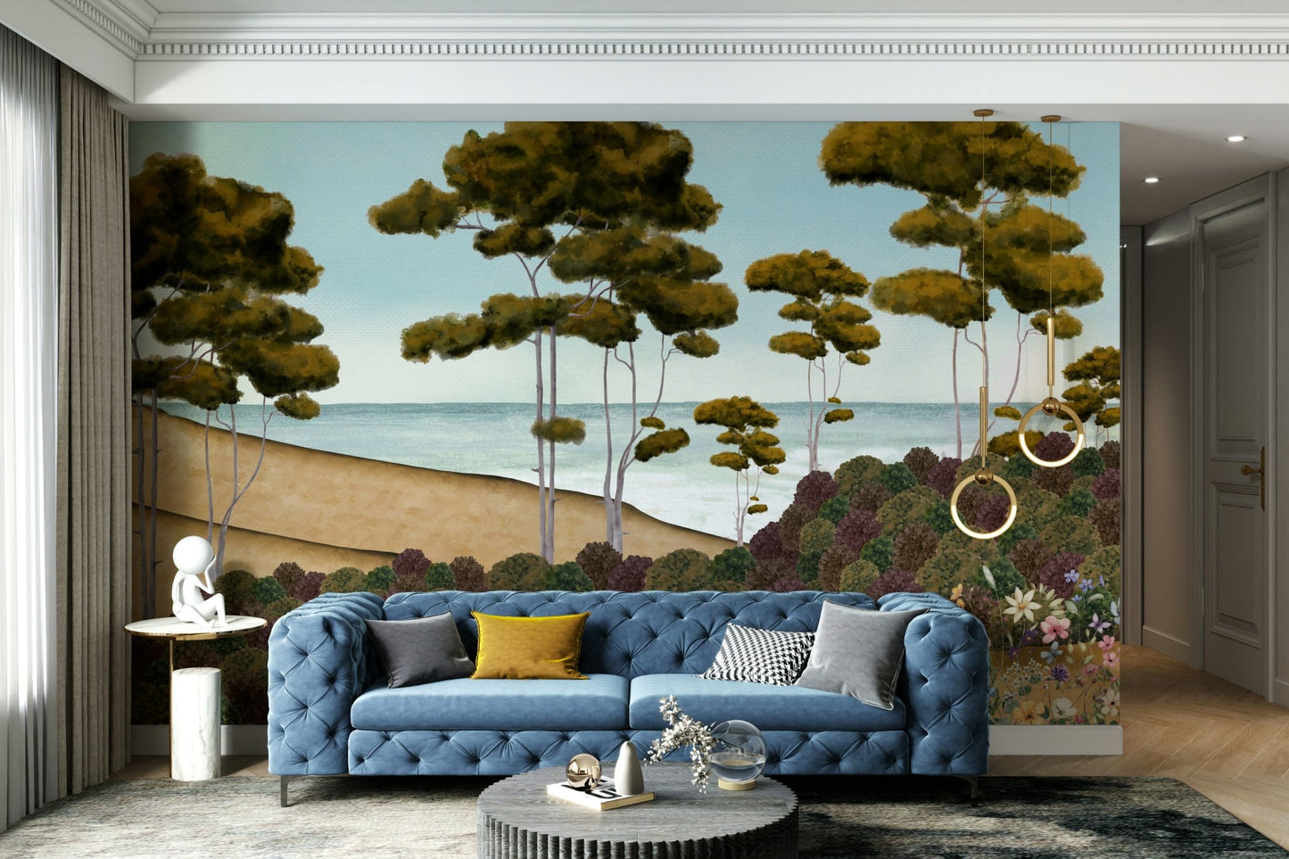 The image feels peaceful and restful.

