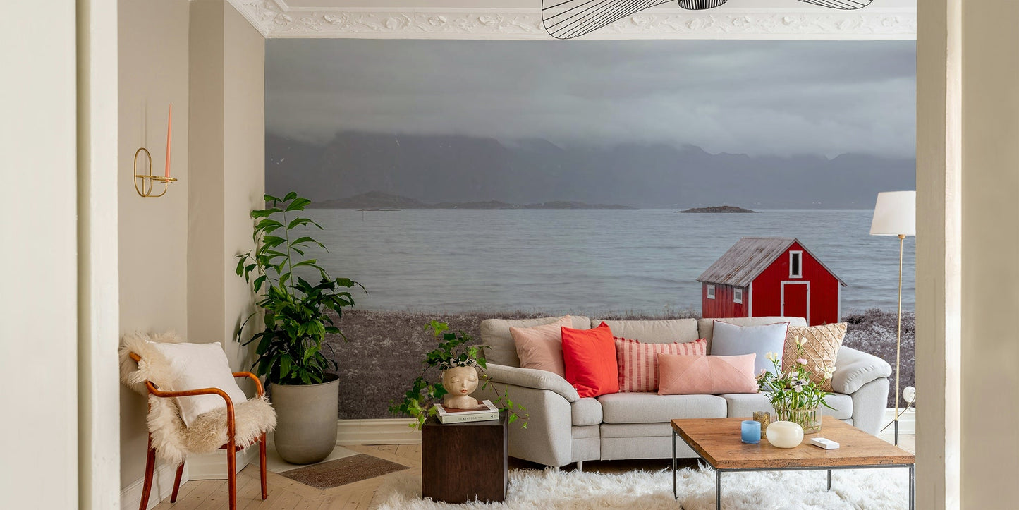 Bring calm vibes with Coastal Hideaway Wall Mural.

